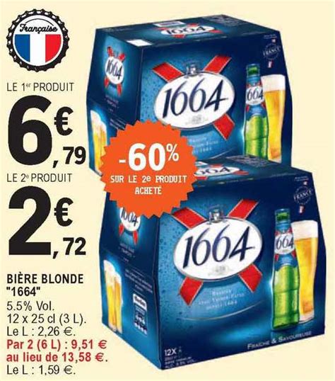 Promo Bi Re Blonde Chez E Leclerc Icatalogue Fr