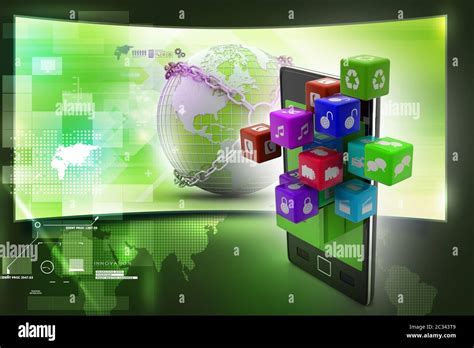 Application Icon Concept Stock Photo Alamy