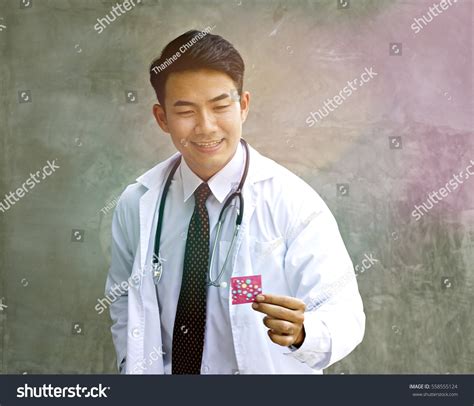 Doctor Holding Condom Safe Sex Concepta Stock Photo 558555124 Shutterstock