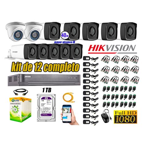 Ripley Kit C Mara Seguridad Hikvision Ri D Kt Fh It F