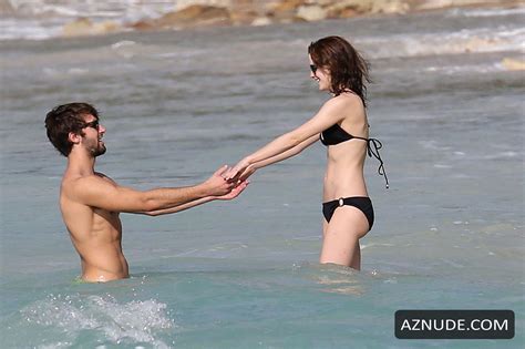 Emma Watson Breasts And Bikini On Carribean Holiday Aznude