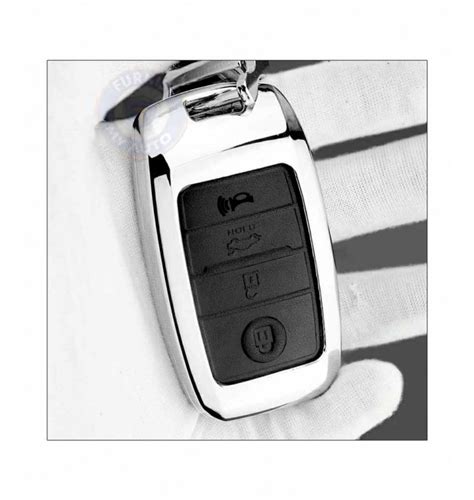 Car Button Keyless Remote Key Cover Case Fob For Kia Seltos In Zinc