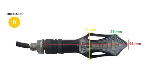 Giros Guiños Moto Led Flecha Universal Naked Xp Moto en venta en
