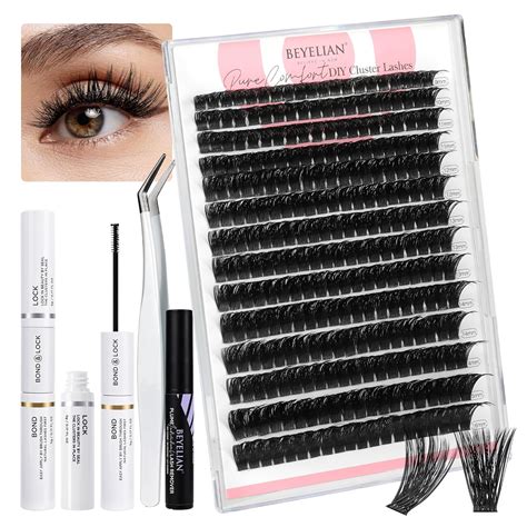 Amazon Beyelian Lash Extension Kit Pcs Lash Clusters D Curl