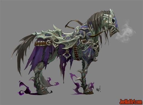 joemadart.com: Darksiders Genesis Strife steed Mayhem concept art