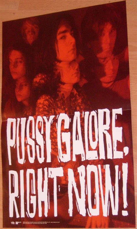 Pussy Galore Right Now LP US Pop Catastrophe Co Uk