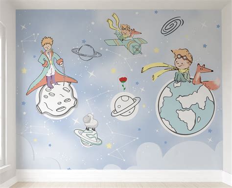 Papel De Parede O Pequeno Principe - Papel de parede para quarto de bebê infantil O Pequeno Príncipe