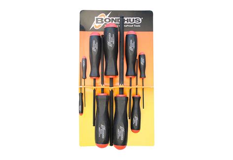Bondhus Screwdriver Set Hex Drive Standard Ball End Metric