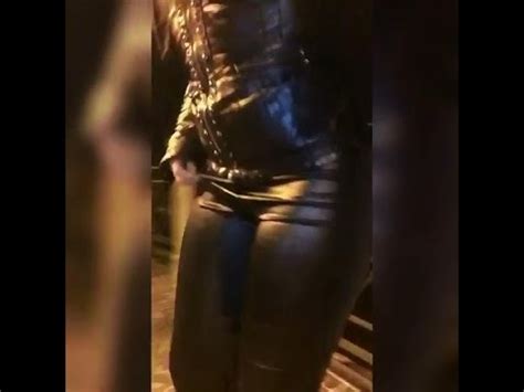 HOT BLACK LEATHER OUTFIT YouTube