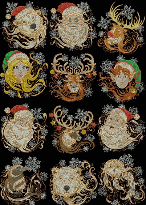 Spirit of Christmas Designs | Machine Embroidery Designs By Sew Swell