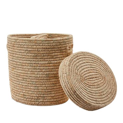Masai Natural Divided Laundry Basket Adairs