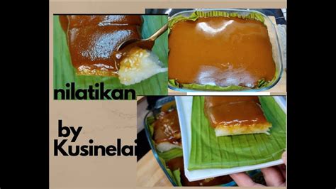 bibingkang malagkit nilatikan  bake  oven bibingka latik