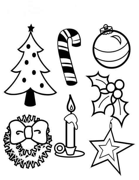 Símbolos De Natal Para Copiar - 7