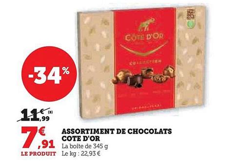 Promo Assortiment De Chocolats Cote D Or Chez Hyper U ICatalogue Fr