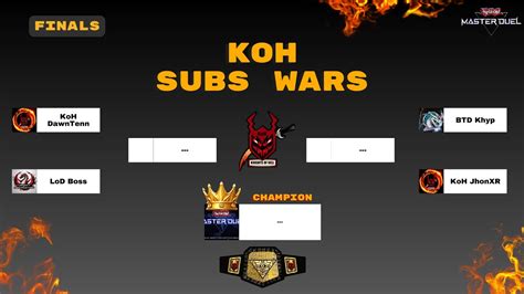 Koh Subs Wars Finals Youtube