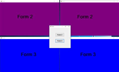 Controlling Multiple Forms In C Stack Overflow