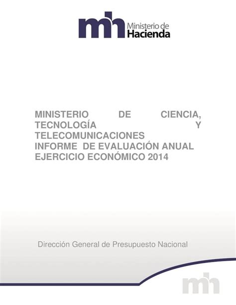 PDF MINISTERIO DE CIENCIA TECNOLOGÍA Y espíritu investigador el