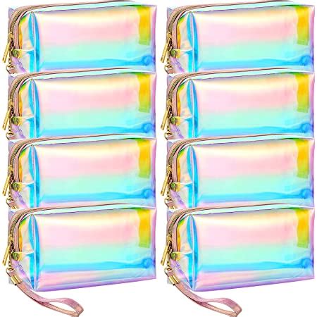 Amazon Westonbasics Holographic Iridescent Makeup Pouch