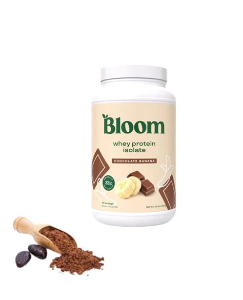 Bloom Nutrition Whey Isolate Protein - Chocolate Banana - 349 requests ...