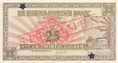 De Surinaamsche Bank The Banknote Numizon Catalog