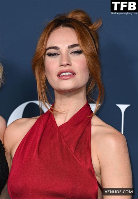 Lily James Sexy Seen Flaunting Her Hot Ass At The Luminous Gala In