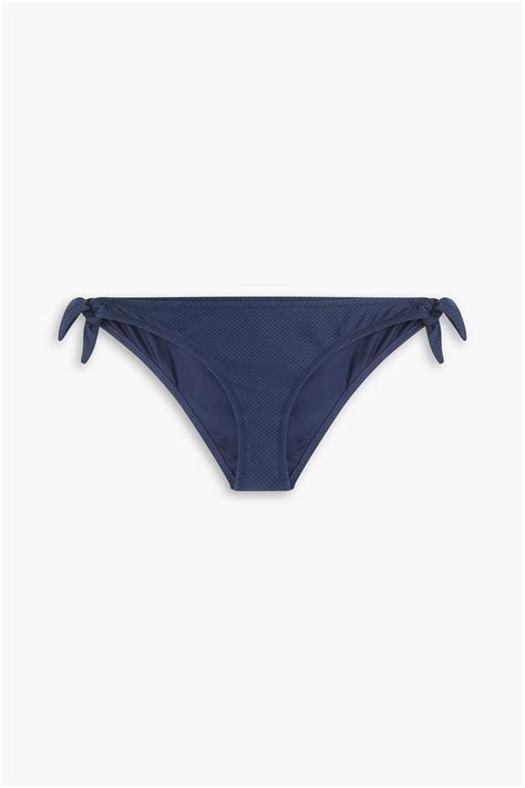 HEIDI KLEIN Stretch piquè low rise bikini briefs THE OUTNET