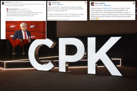 Skandaliczne wywody Laska ws CPK Szydło i Żaryn reagują