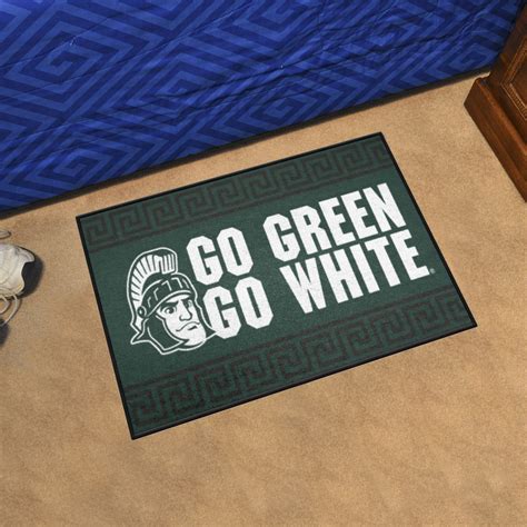 Michigan State Spartans Starter Mat Slogan 19 X 30