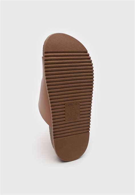 Sandália Papete Beira Rio Fivelas Nude Compre Agora Dafiti Brasil