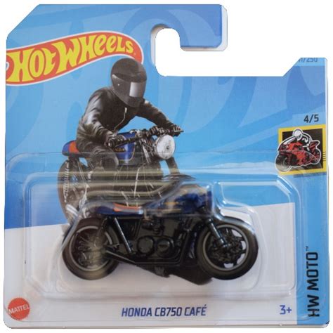 Hot Wheels Honda CB750 Café majhni motocikel 1 64 Mattel nakupovanje v IgračeShop