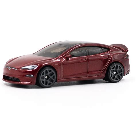 Hot Wheels Tesla Model S Plaid Red A