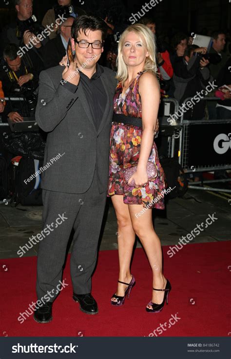 Michael Mcintyre Wife Kitty Arriving 2011 Stock Photo 84186742