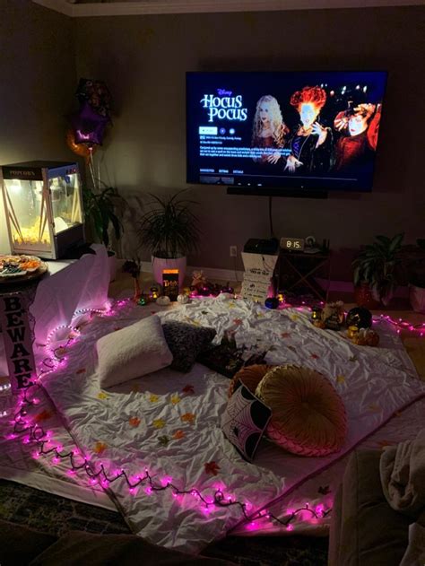 Hocus Pocus Movie Night At Home Movie Night Decorations Romantic