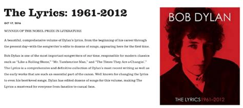 Bob Dylan deletes Nobel Prize acknowledgement after less than 24 hours ...