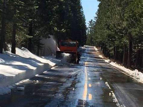 Caltrans Begins Spring Clearing Of Sonora Passstate Route 108 In