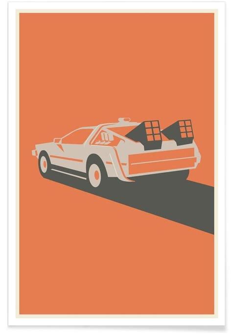 Back To The Future By Bruno Morphet Minimalist Poster Back To The