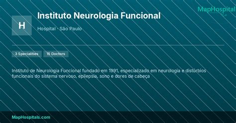 Instituto De Neurologia Funcional - Instituto Neurologia Funcional | MapHospitals