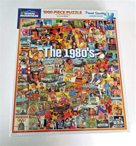 White Mountain Puzzles The Eighties Piece Jigsaw Puzzle For Sale