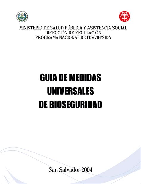 Guia De Medidas Universales De Bioseguridad PDF