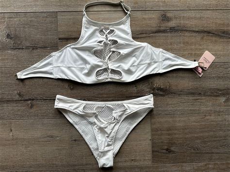 Agent Provocateur Neuer Weisser Bikini Grösse L Neu gemäss