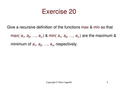 Recursive Definitions Structural Induction Selected Exercises Ppt