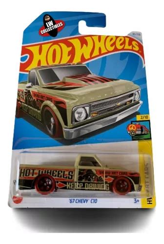 Hot Wheels 67 Chevy C10 Hw Art Cars 2024 Nova Lacrada Parcelamento Sem Juros