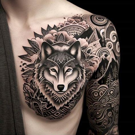 traditional wolf tattoo embracing timeless symbolism  body art