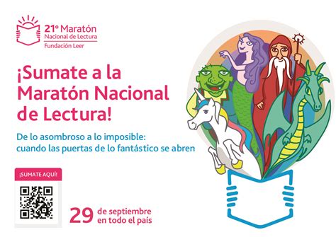 Se viene la 21ª Maratón Nacional de Lectura: "Cuando las puertas de lo