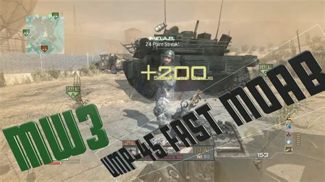 MW3 Quick UMP 45 MOAB On Dome YouTube