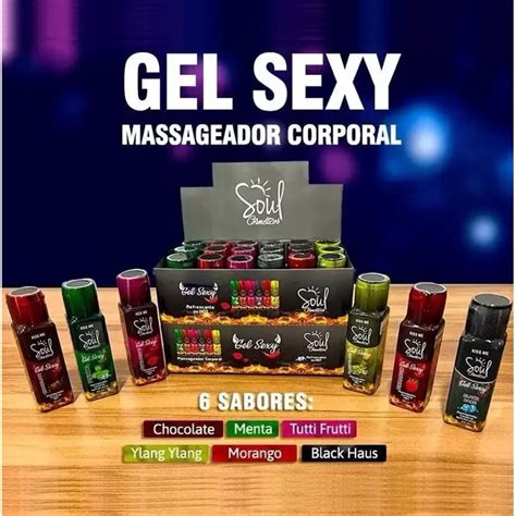 Gel sexy massageador corporal refrescante KIT 3 UNID Hot vários