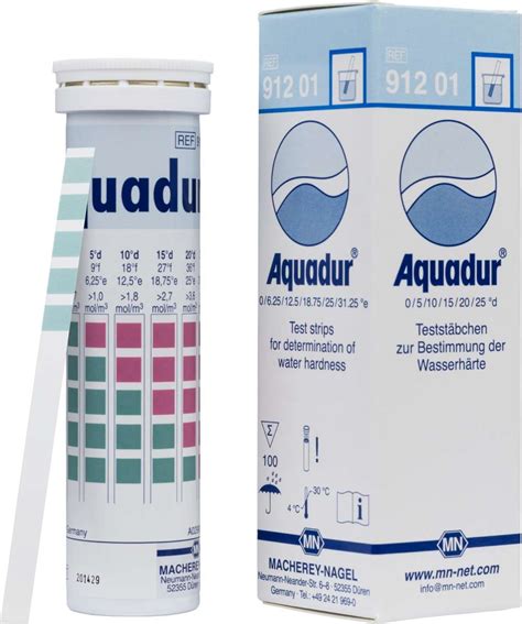 AQUADUR 5–25, for water hardness, box, MN | MACHEREY-NAGEL