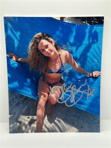 Brec Bassinger Bikini Signed Autographed Photo Authentic X Coa Etsy