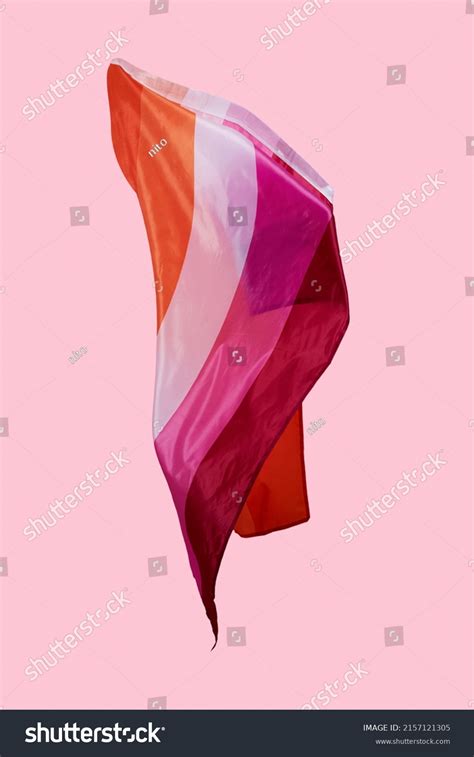 Lesbian Pride Flag Waving On Air Stock Photo 2157121305 Shutterstock