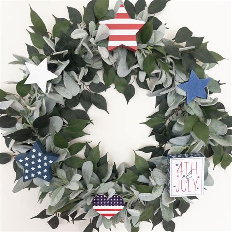 Fourth of July Stars – One Simple Wreath